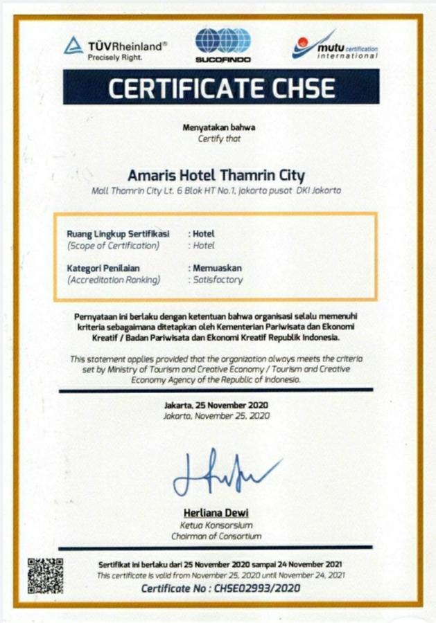 Amaris Hotel Thamrin City Джакарта Экстерьер фото